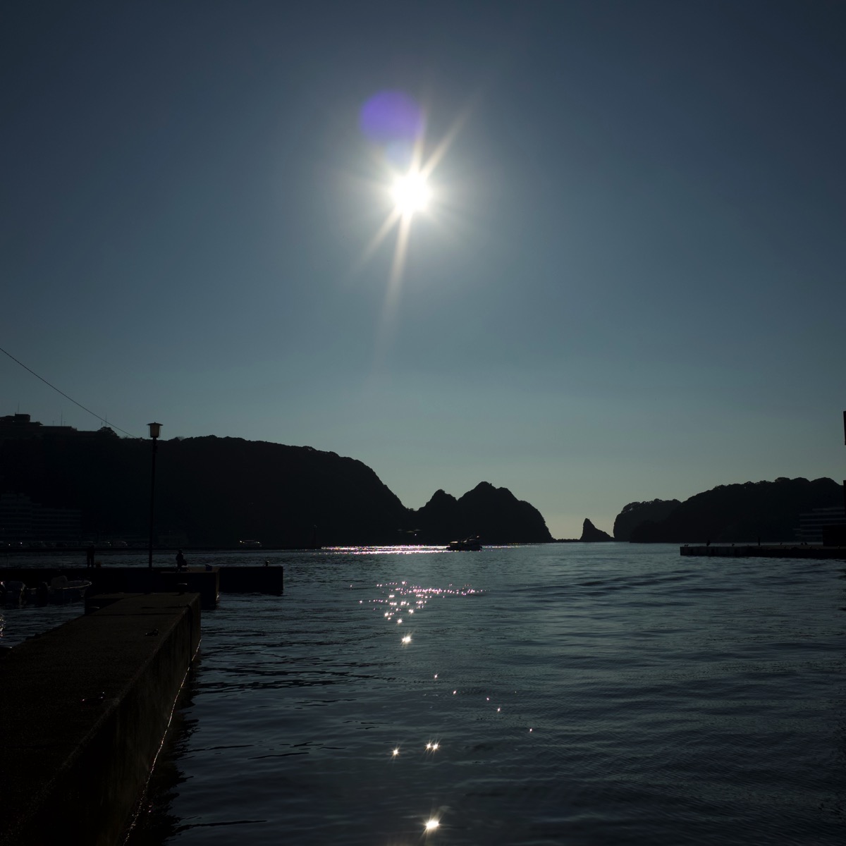 Late winter afternoon at the end of the Kii Peninsula.