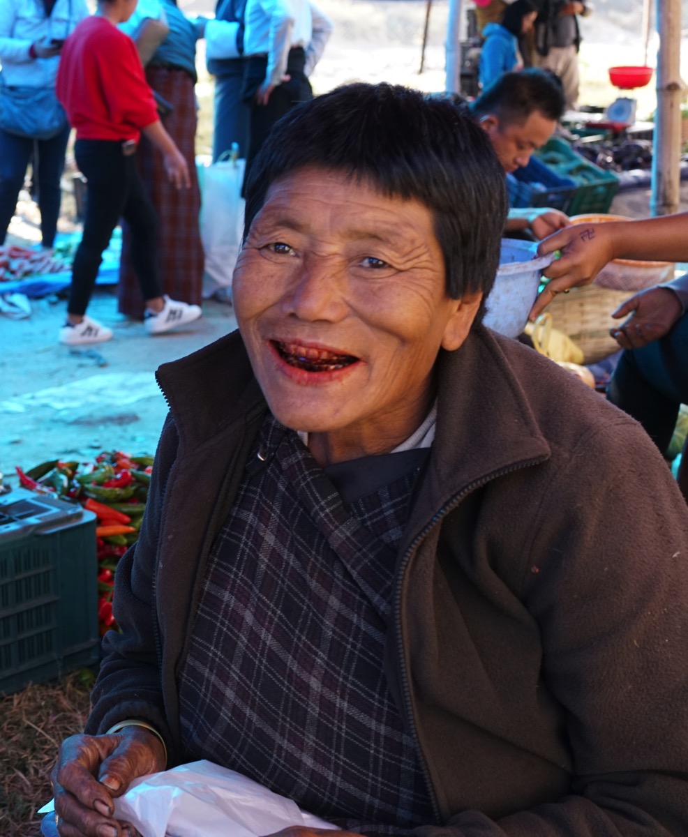 Market day at Punakha, Bhutan